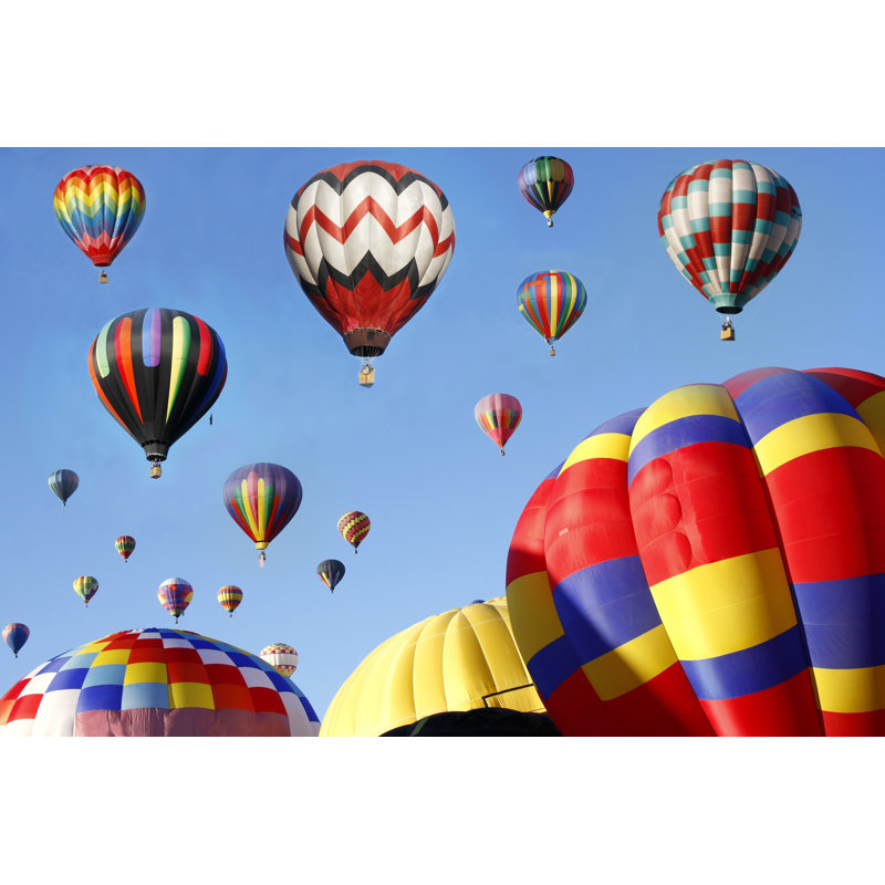 Hot Air Balloons - Wrapped Canvas Print, 30cm H x 46cm W x 3.8cm D