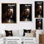 Impression sur toile - Statue de Bouddha doré en gros plan-1077357675-1077357665