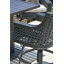 Chaise de patio pivotante avec coussin