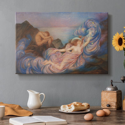 Sleeping Earth and Wakening Moon-Evelyn De Morgan-Gallery Wrapped Canvas-c. 1905