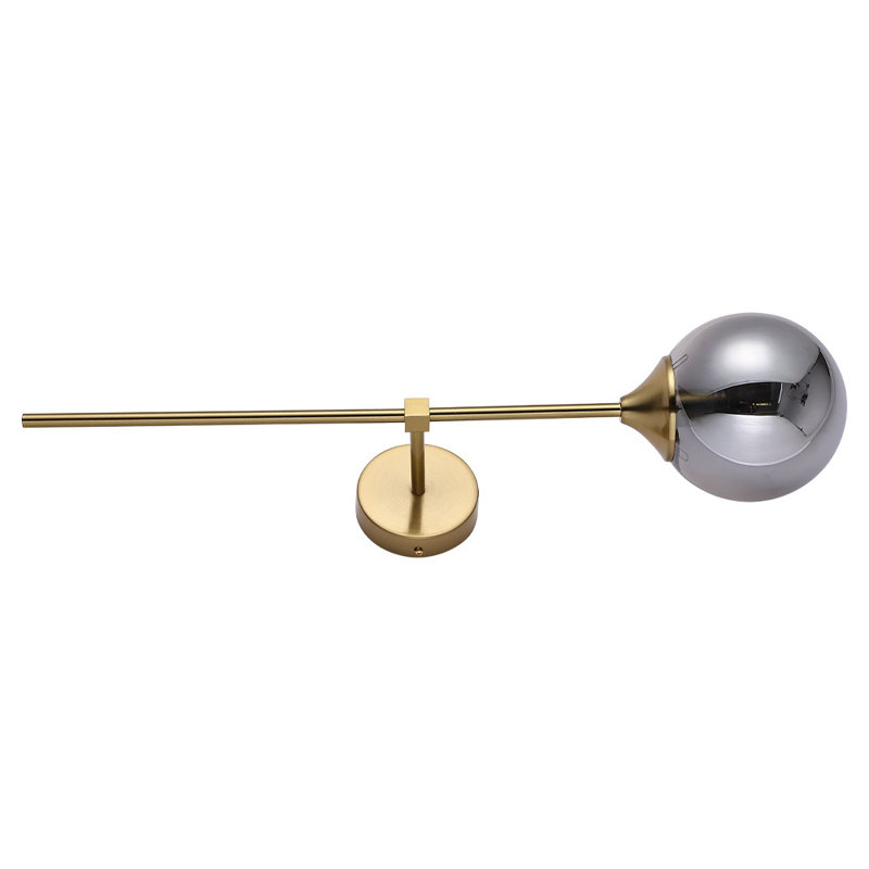 Ingles Chrome Armed Sconce