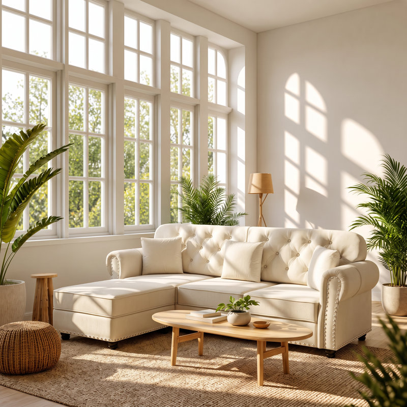 82.6 " Velvet Sofa