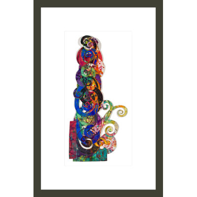 «Zayamaca # 4» par Al L Love - reproduction d'art encadrée