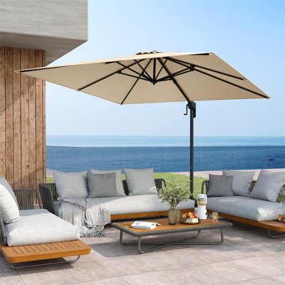 294cm X 294cm Rectangular Cantilever Parasol