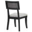 Chaise rembourrée en bois massif Barry-2133094865