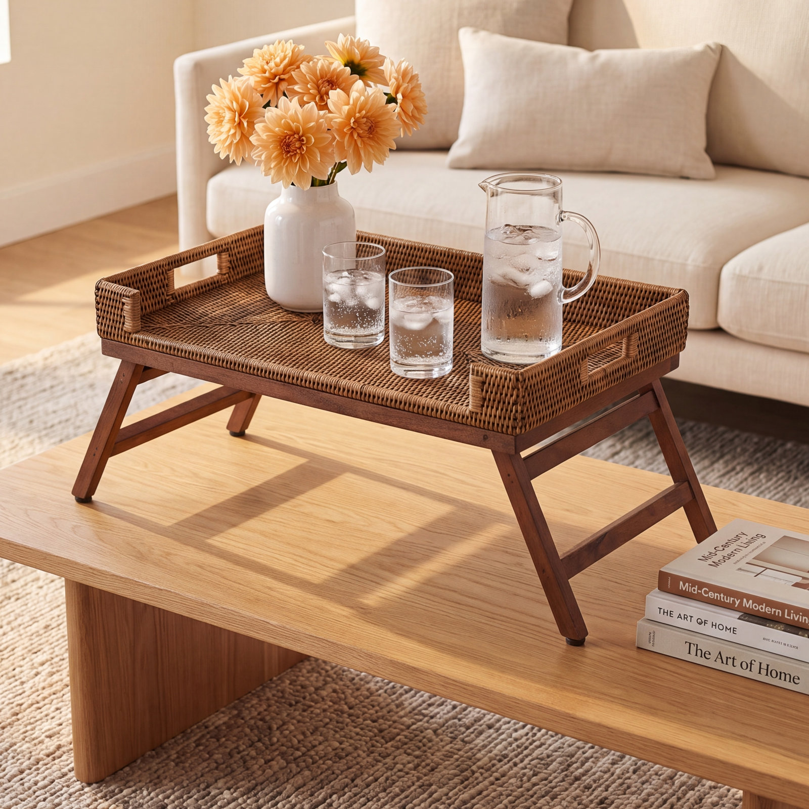 Pullman Breakfast Tray, Warm Brown