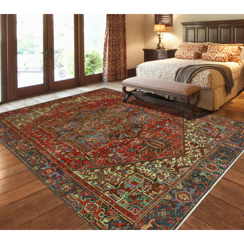 Khylar Distressed Gulfash Red Rug