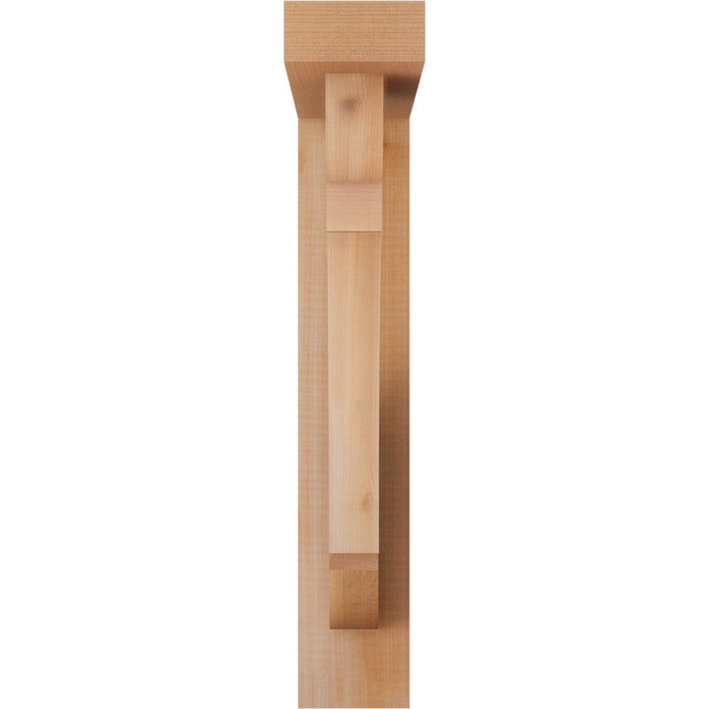 Support de bloc olympique avec entretoise décalée, 20 x 16, Cèdre rouge occidental de l 3 1/2 po (lisse)