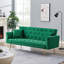 Canapé-lit en velours 70,07 po Teagin-1734536148-1734536144