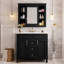 Meuble-lavabo 36 po avec lavabo supérieur et armoire à miroir