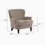 Fauteuil club rembourré Gerald Boucle-1465030167