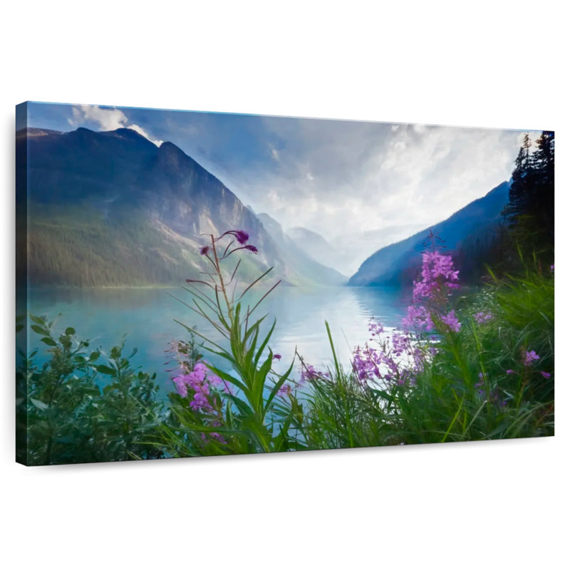 Alvord Lake Louise Blooms, 8" H x 12" W