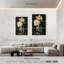 Arrangement Harnek rose foncé II-108599563