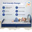 Lit plateforme en tissu pour enfants