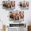 Ensemble de décoration murale rouge et blanche «Christmas Peppermint Swirl I» - Noël-107194467-107194475