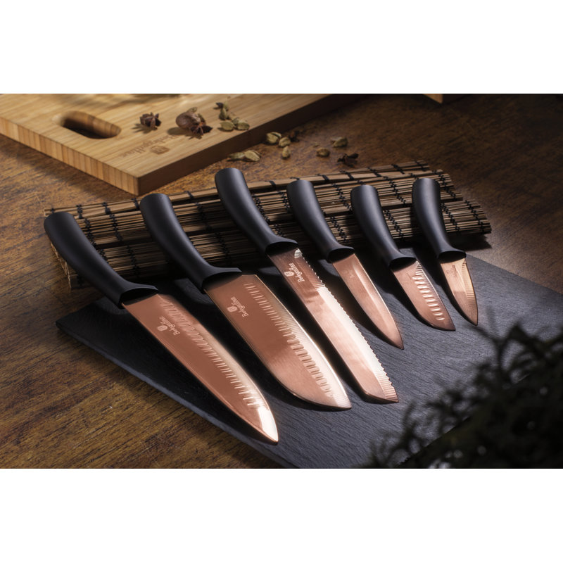 Berlinger Haus 6 Piece Stainless Steel Assorted Knife Set
