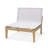 Lewars Teak Outdoor Armless Lounge Chair