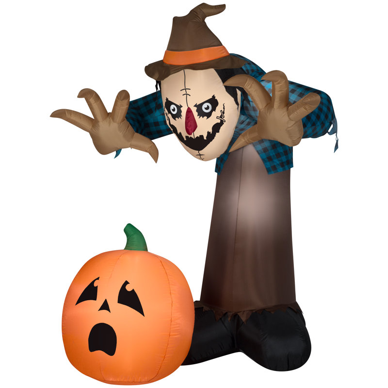 Giant Animated Airblown Inflatable Haunted Scarecrow