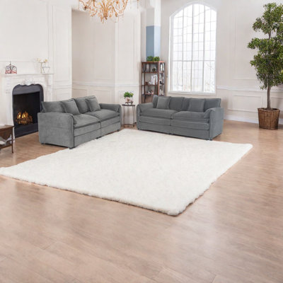 Canapés en chenille spacieux et modernes, confort personnalisable pour la maison et le bureau