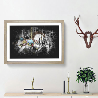 Carousel Horse - Single Picture Frame Print on MDF