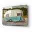  «Retro Camper 1» par Ethan Harper, art mural en verre acrylique, 16 po x 12 po