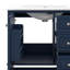 Meuble-lavabo de 30 po avec lavabo simple, armoire de salle de bain moderne avec une porte et une tablette à fermeture douce et trois tiroirs-128646975