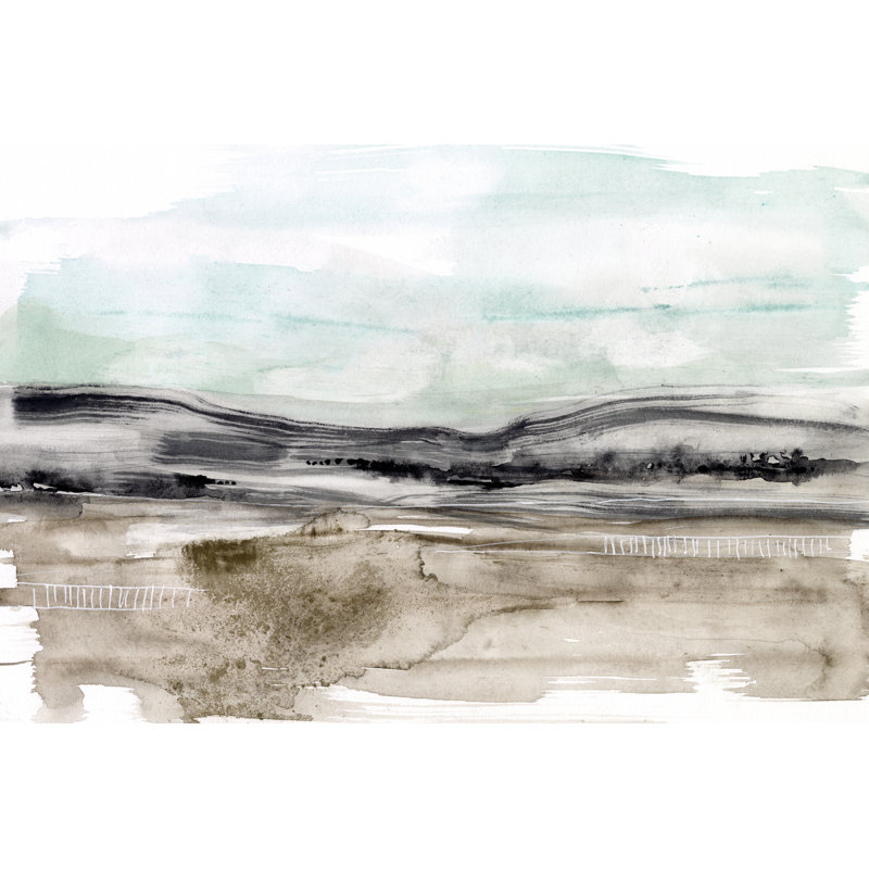 Lines In The Range II by Jennifer Goldberger - Wrapped Canvas Painting, 81cm H x 122cm W