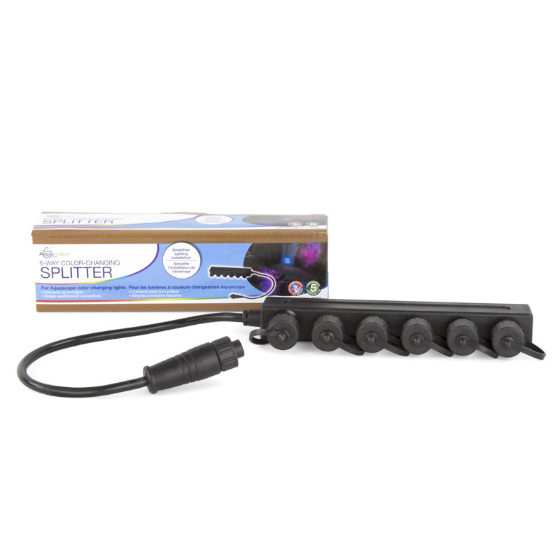 6-Way Color-Changing Light Quick Connect Splitter