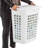 Sterilite Rectangular LiftTop Plastic Laundry Hamper Basket Bin w/ Lid-118911648
