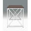 Bureau en MDF Madison / chrome Madison