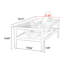 Table rectangulaire en bois massif Burlywood-1186852231