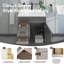 Armoire de meuble-lavabo 30 po avec tiroirs gris Shaker