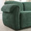 Canapé modulaire en chenille 2, profondeur de produit de 68,5 po, base en fer, petit appartement, esthétique moderne, texture douce, accoudoirs carrés, longueur du dossier divisé, cadre, utilisation dans le salon et la chambre à coucher, sièges mi-doux,