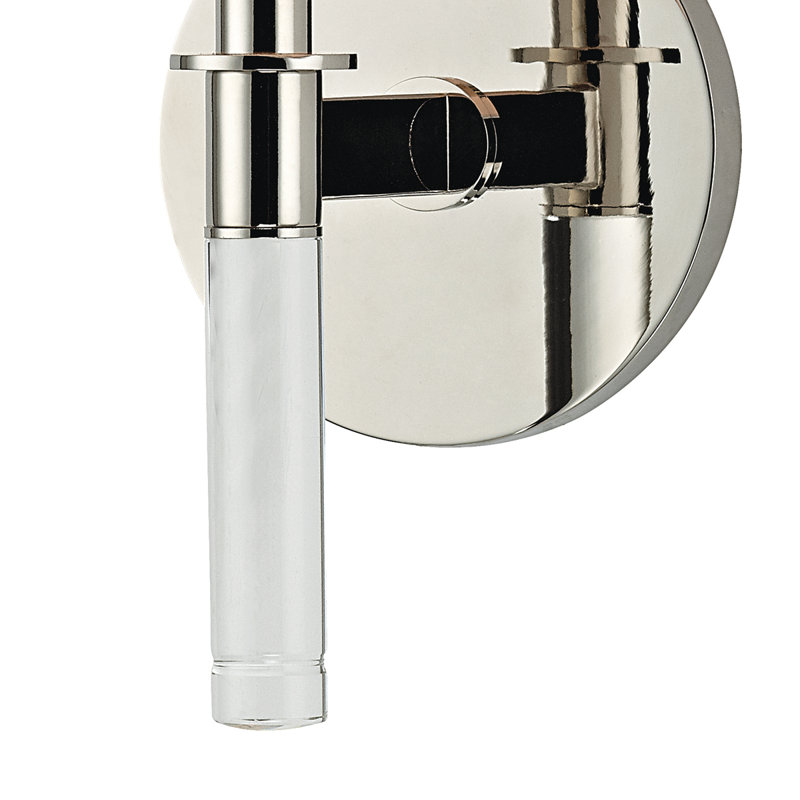 Wylie 1 - Light Flush Mounted Sconce, Polished Nickel