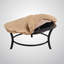 Housse pour foyer d'extérieur Modern Leisure Basics, 35 po de diamètre x H 4 po, kaki