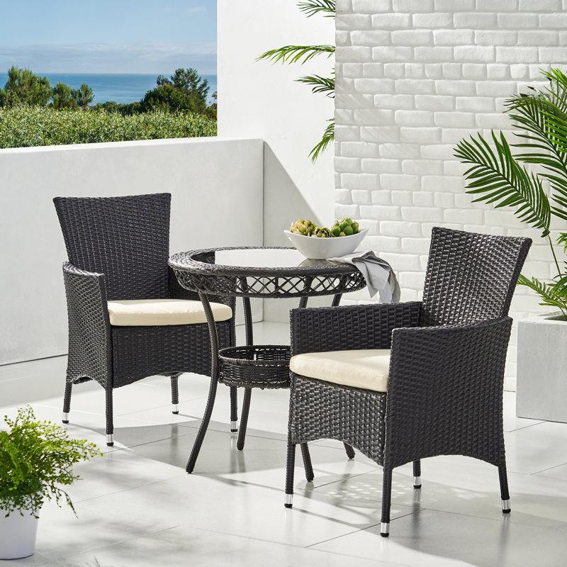 Ensemble repas 3 pièces avec coussins Lynbrook