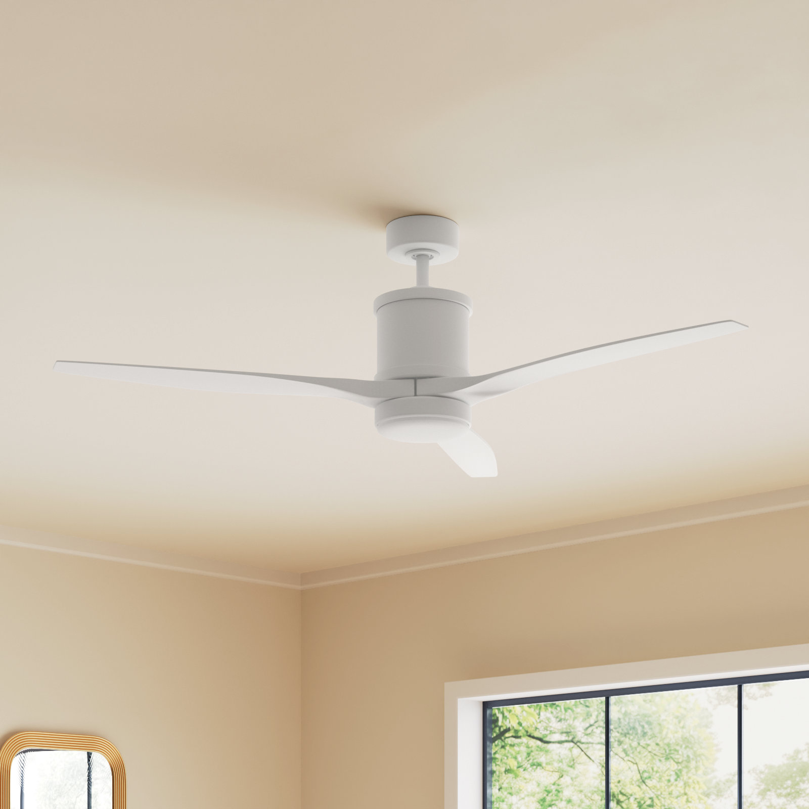 Merida 52'' 3 Blade Ceiling Fan with LED Light Kit