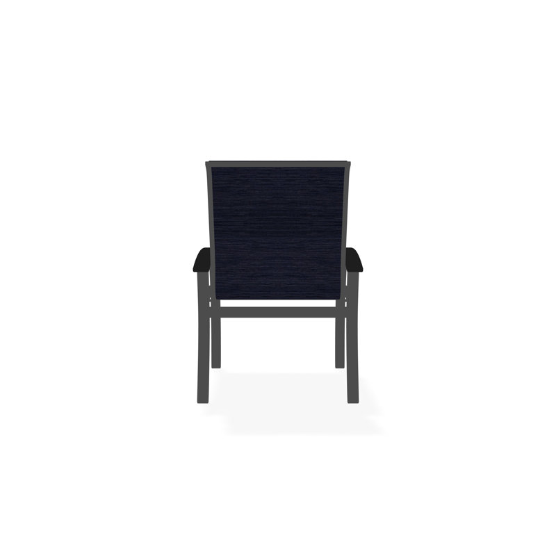 Belle Isle Outdoor Dining Chair, Collect Indigo, Graphite