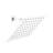 Bathroom 304 Stainless Steel Rain Shower Head - High With Self-Cleaning Nozzles, White, 8"X8", 2.4Lb Waterfall Self Cleaning, 8X8,-121076964