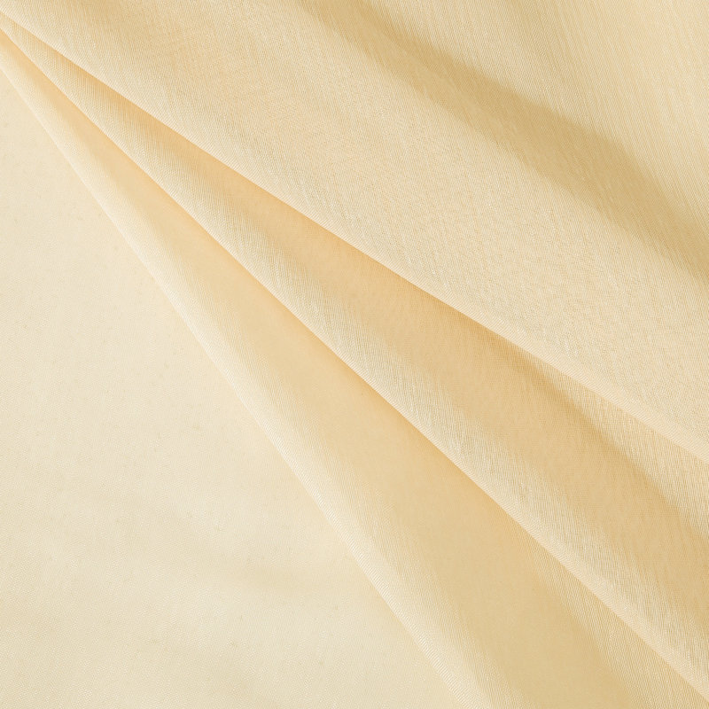 Makeira Semi Sheer Curtain Pair, Beige, 2 Panels