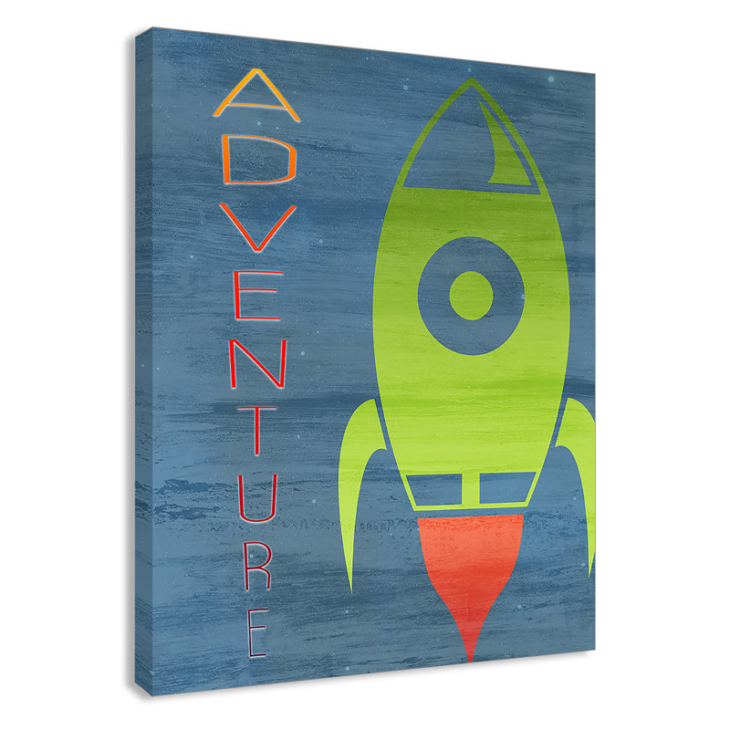 Space Explore 2, impression sur papier, H 14 po x l 11 po x P 1,5 po, Canevas