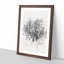 View of a Winter Forest - Picture Frame Painting Print-56853042-56853048