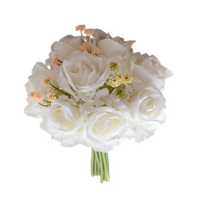  Fake Artificial Flowers for Home Decor Rose Bouquet- Artificial Flower Home Decoration-wedding Bouquet-rose Wall