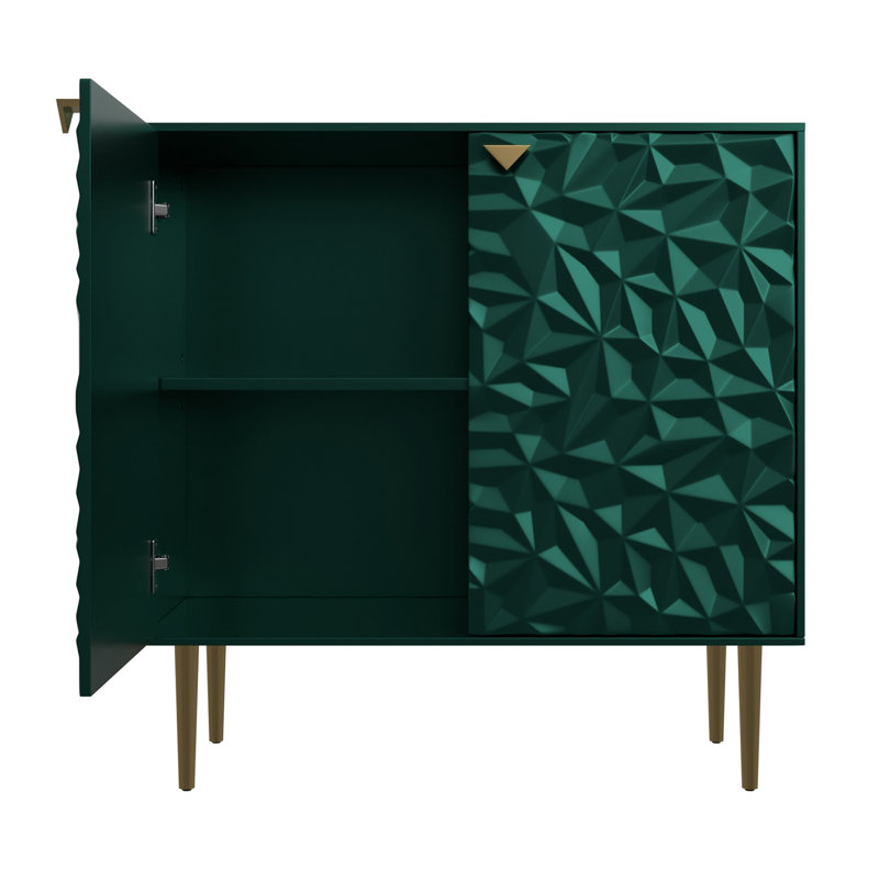 Armoire d'appoint 2 portes Legakis , Vert