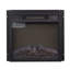 Foyer électrique encastrable 18 po 1400 W 120 V, support stable, conception multifonctionnelle