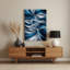 Abstract Landscape 38 Blue Metal Wall Art-894621855
