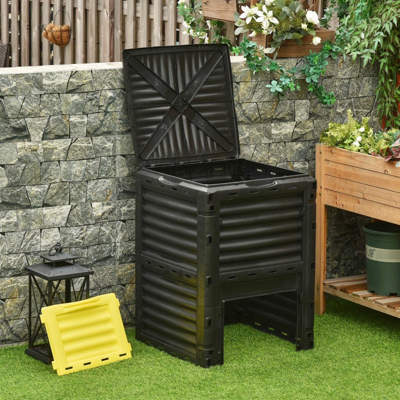 Bac à compost 80 gallons - Améliore la qualité du sol en 6 à 12 semaines