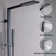 Thermostatic Complete Shower System with Rough in-Valve