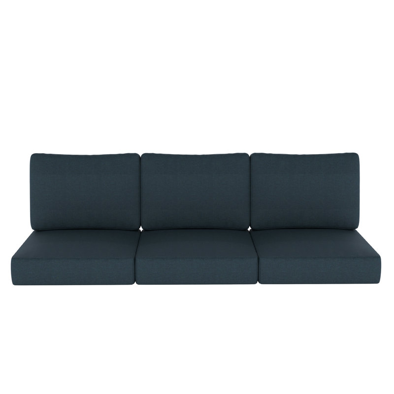 Sunbrella® Outdoor Sofa Seat / Back Cushion, Sunbrella Play Lagoon