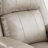 Zero zero clearence recliner  Power Recliner With Dual Motor Adjustable Headrest, Scratch-Resistant Faux Leather, USB Charging, Beige-1706892096